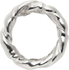 Loewe Silver Nappa Twist Ring