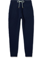 Brunello Cucinelli - Tapered Ribbed Cashmere Sweatpants - Blue