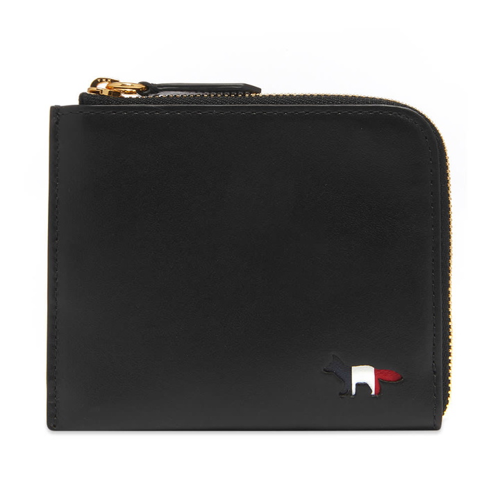 Photo: Maison Kitsuné Tricolor Leather Coin Purse