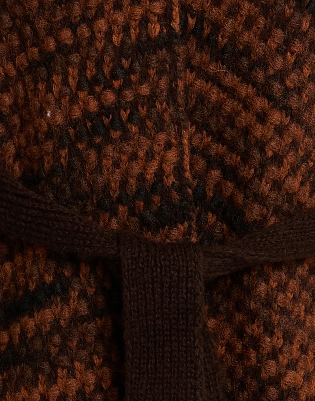 Manila Grace Womens Cardigan in Brown