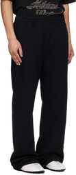 We11done Black 'WE11DONE' Sweatpants