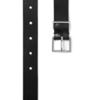 Maison Margiela - 2.5cm Black Leather Belt - Black