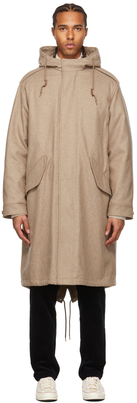 A.P.C. Beige Suzanne Koller Edition Brumme Coat A.P.C.