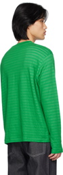 SUNNEI Green Reversible Long Sleeve T-Shirt
