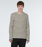 Jil Sander - Striped cotton jersey top