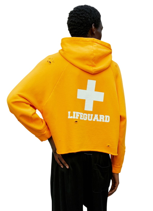 Photo: Liberal Youth Ministry Lifeguard Distressed Hooded Sweatshirt