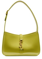 Saint Laurent Le 5 á 7 Patent Leather Shoulder bag - Lime - One Size