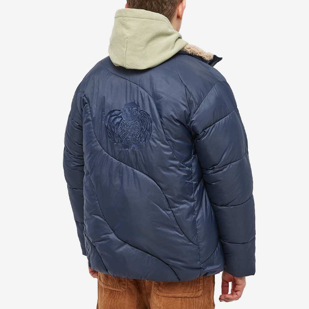 Dime x Kanuk Wave Puffer Jacket in Dusty Navy Dime