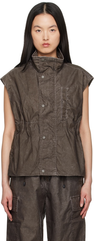 Photo: OUR LEGACY Brown Firm Vest