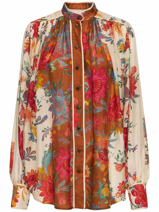 Photo: ZIMMERMANN - Ginger Relaxed Fit Buttoned Silk Blouse