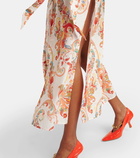 Etro Floral cotton and silk shirt dress