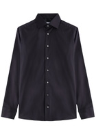 Eton Cotton-twill Shirt Navy