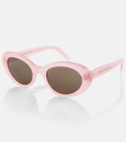 Celine Eyewear Bold 3 Dots oval sunglasses