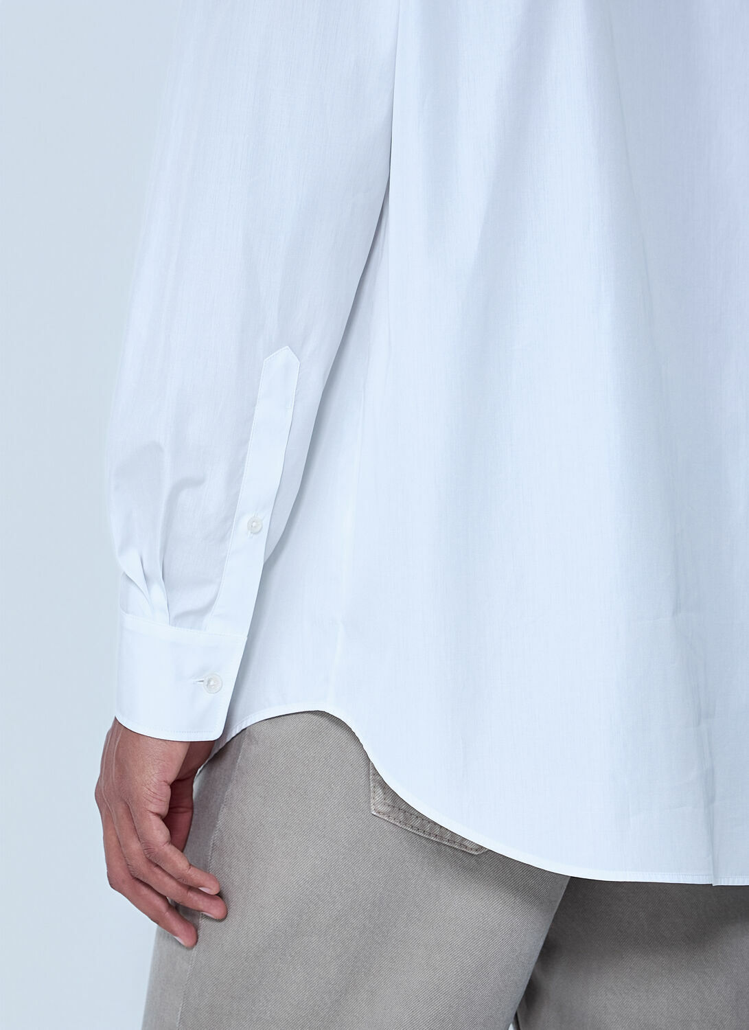 The Row Cotton Poplin Long-Sleeve Shirt