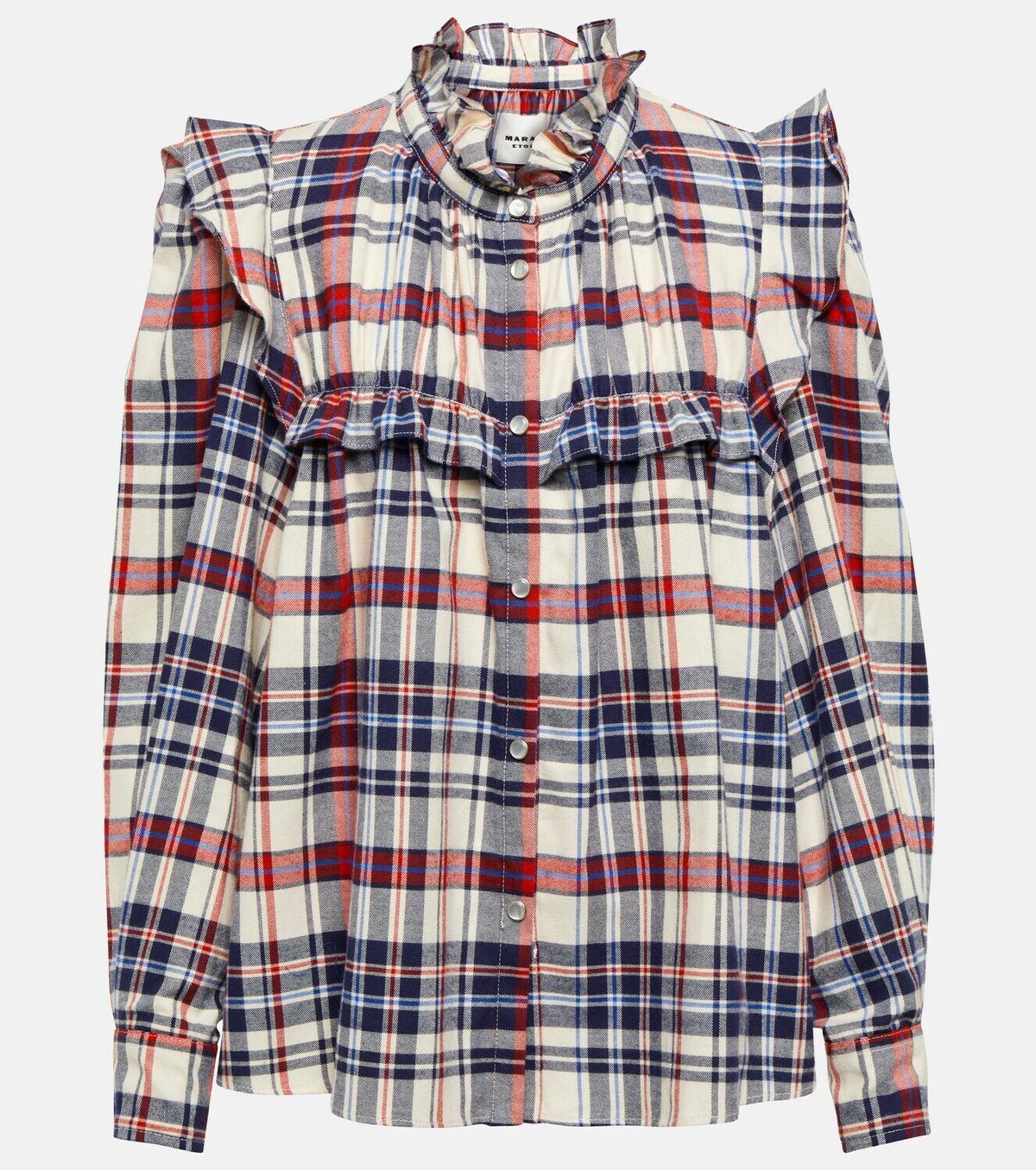 Marant Etoile Idety checked cotton shirt Isabel Marant Etoile