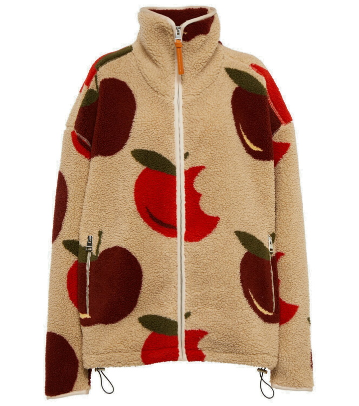 Photo: JW Anderson - Printed high-neck fleece jacket