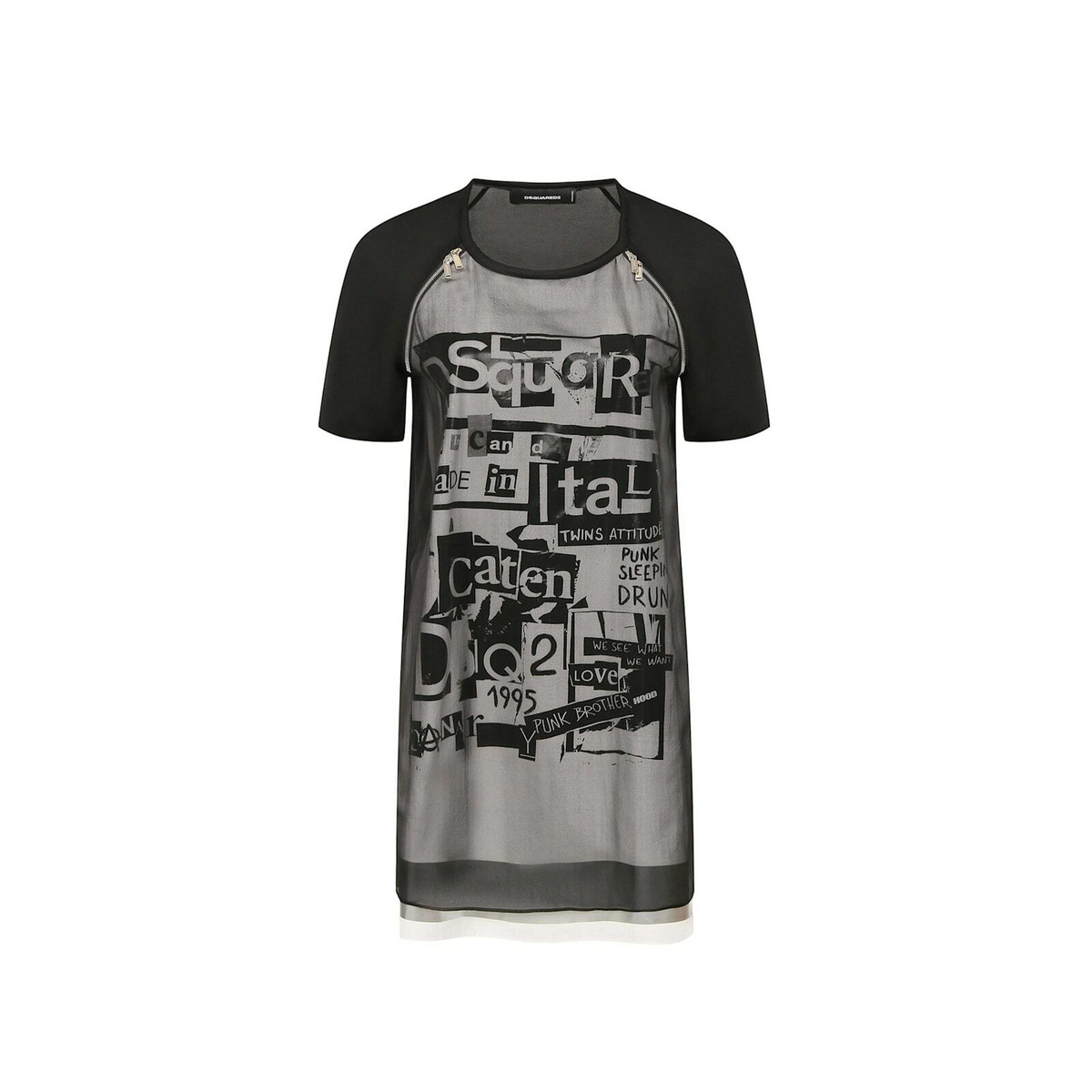 Dsquared2 Icon Logo Square Neck Mini Dress Dsquared2