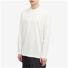 Y-3 Men's Long Sleeve T-shirt in Off White