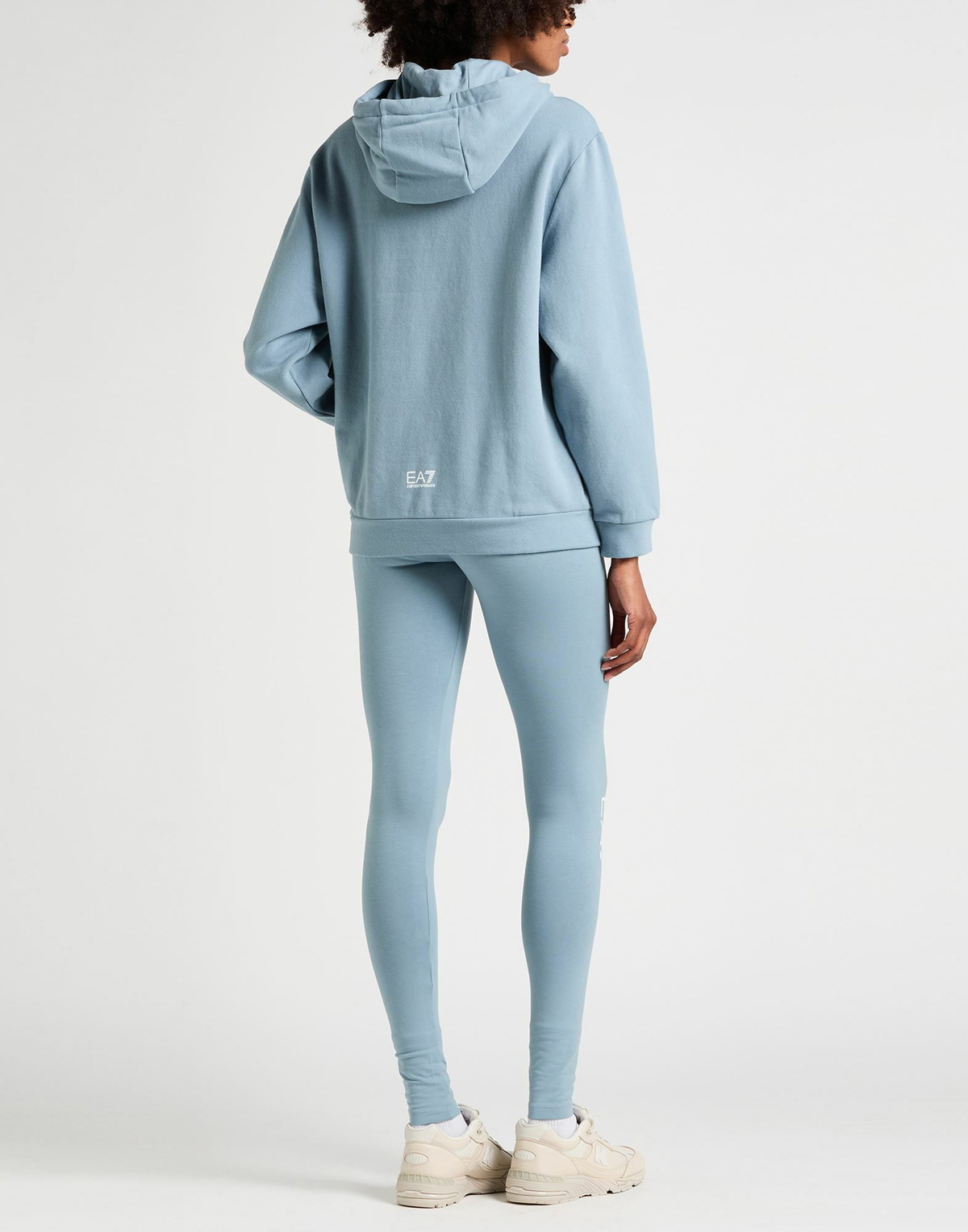 Ea7 Womens Tracksuit in Light blue