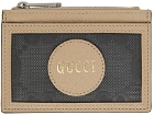 Gucci Grey Off The Grid GG Zip Card Holder