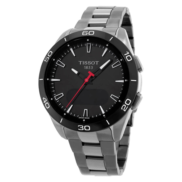 Photo: Tissot T-Touch Connect Sport Quartz Black Dial Unisex Smart Watch T153.420.44.051.00