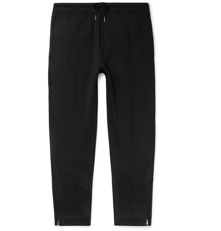 Photo: TOM FORD - Cotton-Blend Jersey Sweatpants - Black