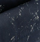 Maison Margiela - Paint-Splattered Cotton-Twill Backpack - Blue