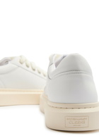 Cleens Ace Chunky-lace Leather Sneakers White