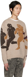 Carne Bollente Beige In-Depends Day Sweater