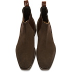 R.M. Williams Brown Suede Sydney Chelsea Boots