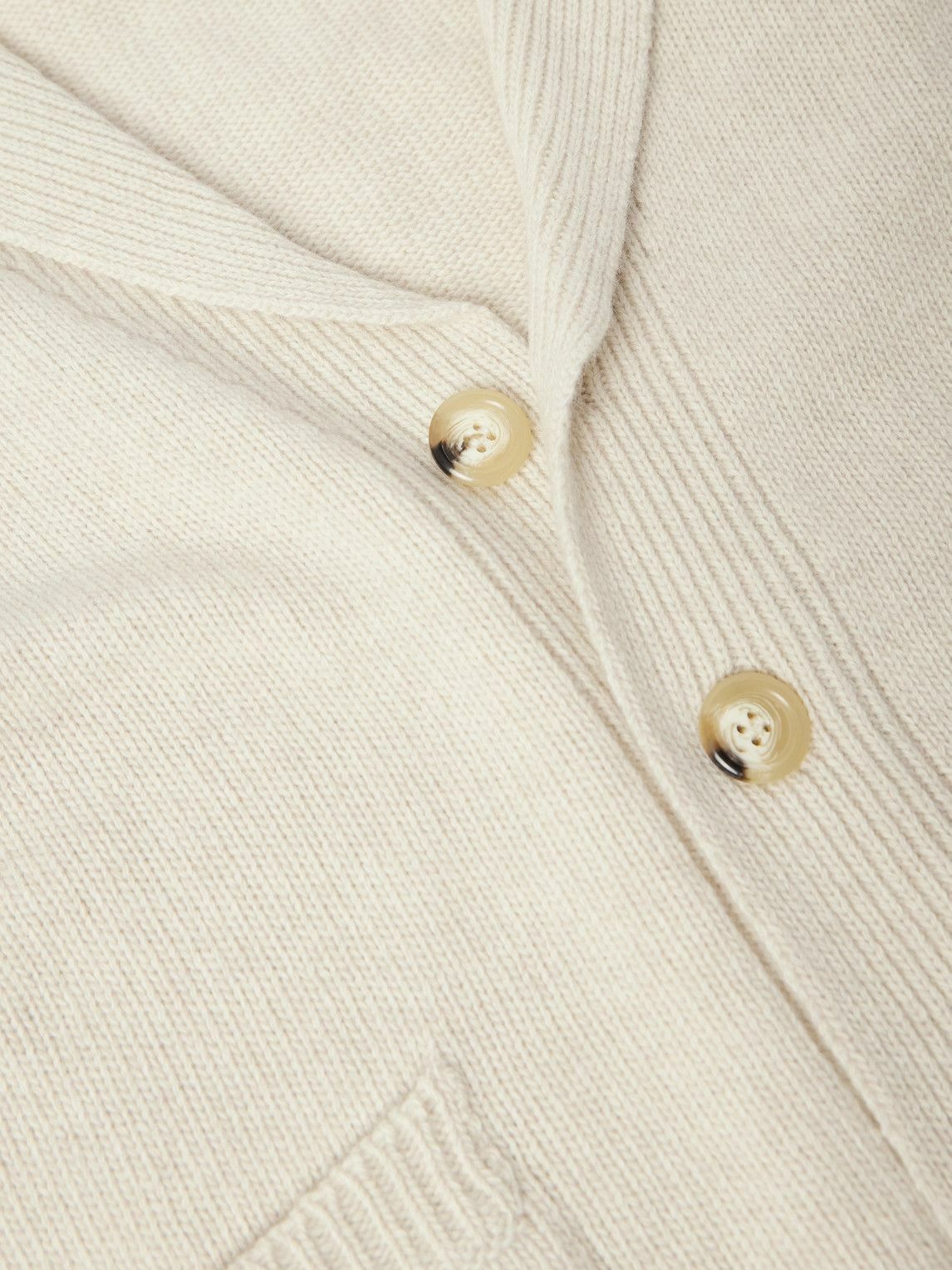 De Petrillo - Merino Wool and Cashmere-Blend Cardigan - Gray