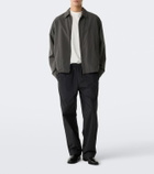 The Row Pascale cotton and silk straight pants
