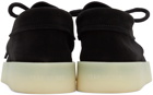 Fear of God Black Suede Moc Loafers