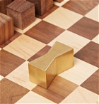 Cubitts - Walnut and Maple Chess Set - Brown