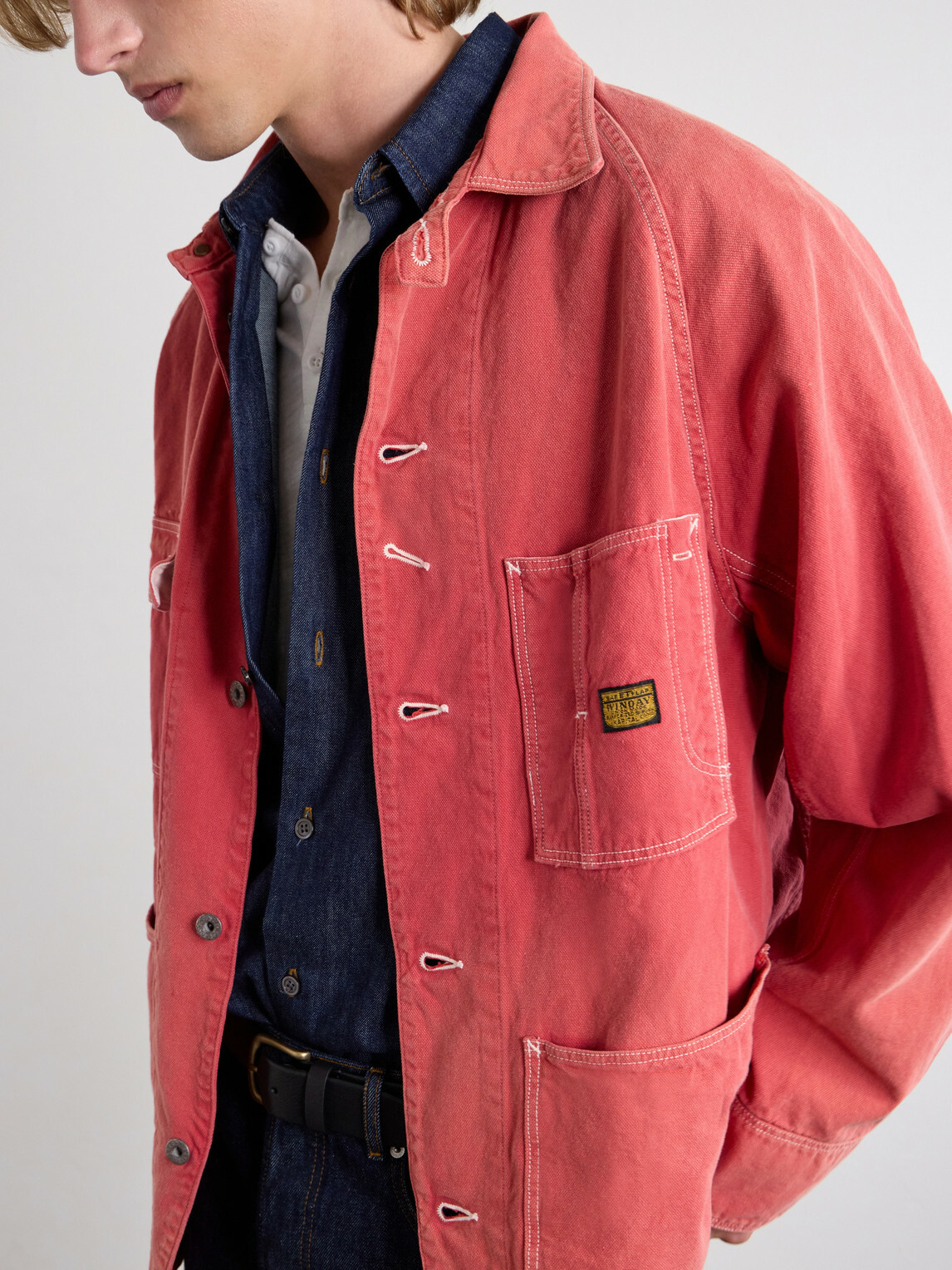 KAPITAL - Cactus Cotton-Canvas Jacket - Red