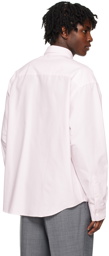 AMI Alexandre Mattiussi White & Pink Ami De Cœur Shirt