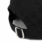 Gucci Men's Ripstop Monogram Cap in Black