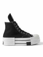 Rick Owens - Converse DRKSHDW DBL DRKSTAR Chuck 70 Canvas High-Top Sneakers - Black