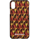 Palm Angels Multicolor and Black Flame iPhone X Case