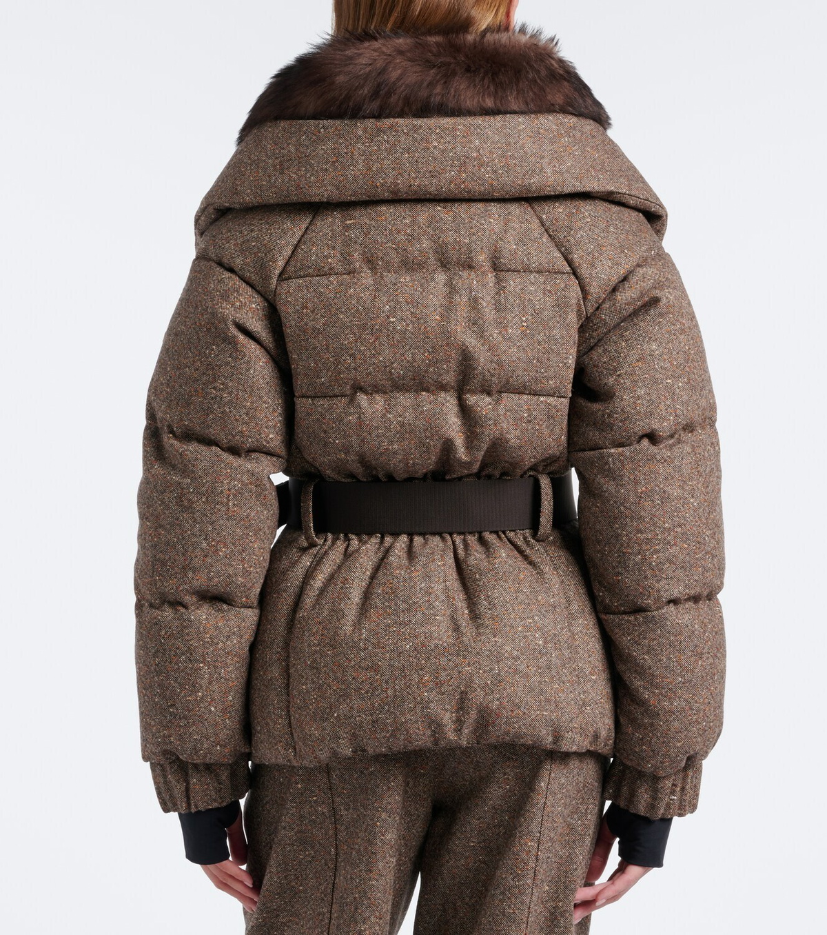 Moncler Grenoble Gelise hooded virgin wool down jacket
