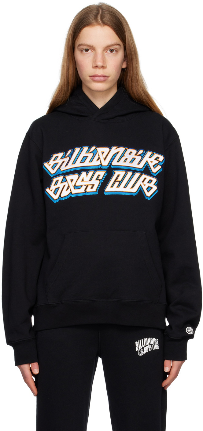 Billionaire Boys Club Black Cursive Logo Hoodie