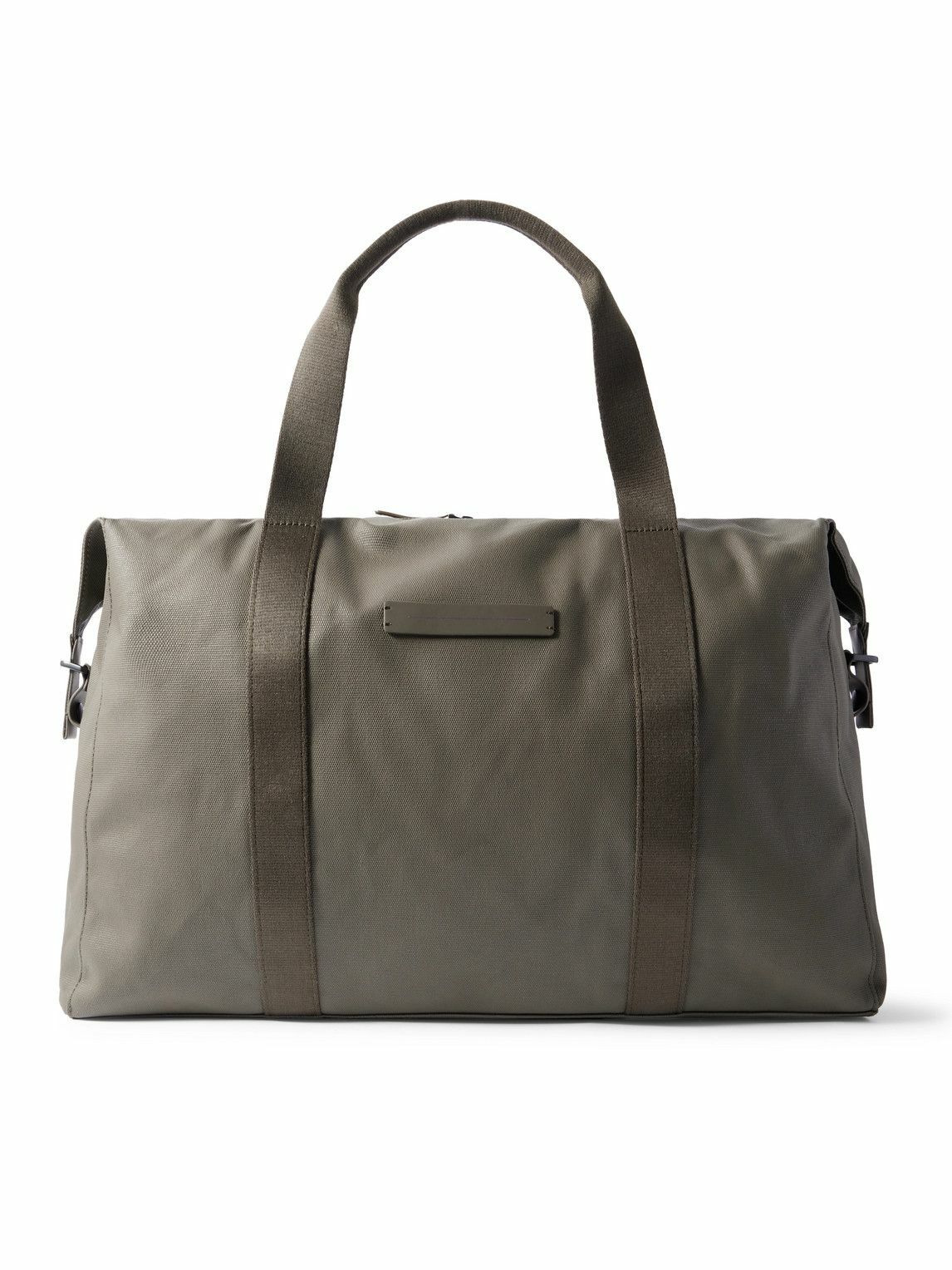 HORIZN STUDIOS - SoFo L Leather and Grosgrain-Trimmed Canvas Weekend Bag