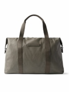 HORIZN STUDIOS - SoFo L Leather and Grosgrain-Trimmed Canvas Weekend Bag
