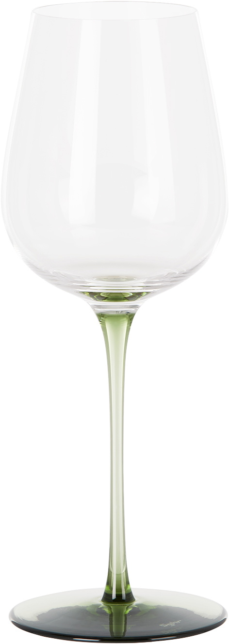 SGHR Sugahara Green RISICARE Wine Glass, 12.8 oz / 378 ml