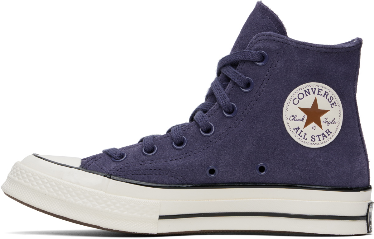 Converse Purple Chuck 70 Heritage Suede Sneakers