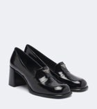 Prada Patent leather loafer pumps