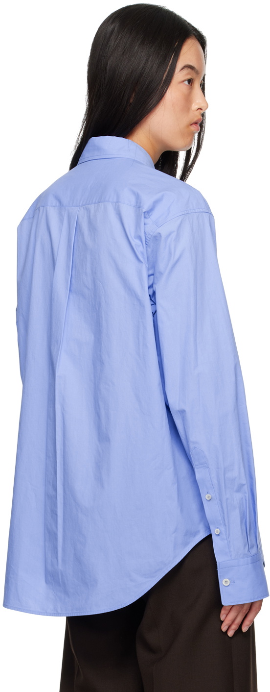 Recto Blue Gigo Oversized Shirt