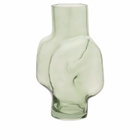 HKliving Gleam Glass Vase - High in Olive 