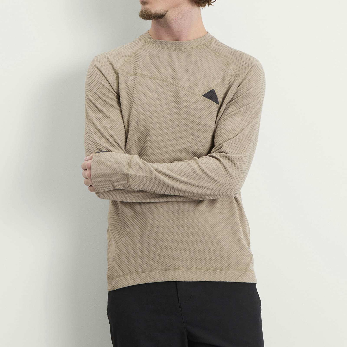 Klättermusen Men's Huge Crew Sweatshirt in Silver Green