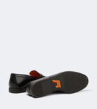 Santoni Milo leather penny loafers
